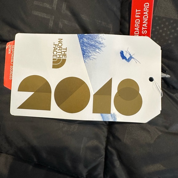 Retro North Face Nuptse Vest Tonal Flag Print - Picture 10 of 10